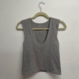 Free people clean lines muscle cami sz M / L grey